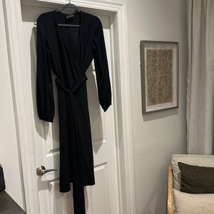 Black wrap dress S 10